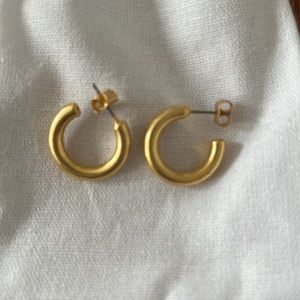 Madewell Chunky Small Hoop Earrings
